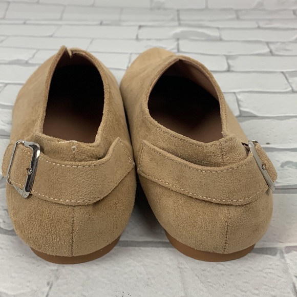 Tinstree Flat slip on shoes Size 9 Pointed Toe Flats Tan New NWOT - Picture 5 of 11
